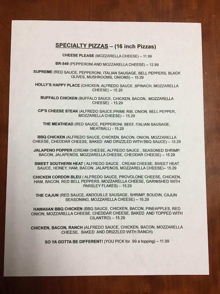 Smoke House Pizzeria Menu image 3