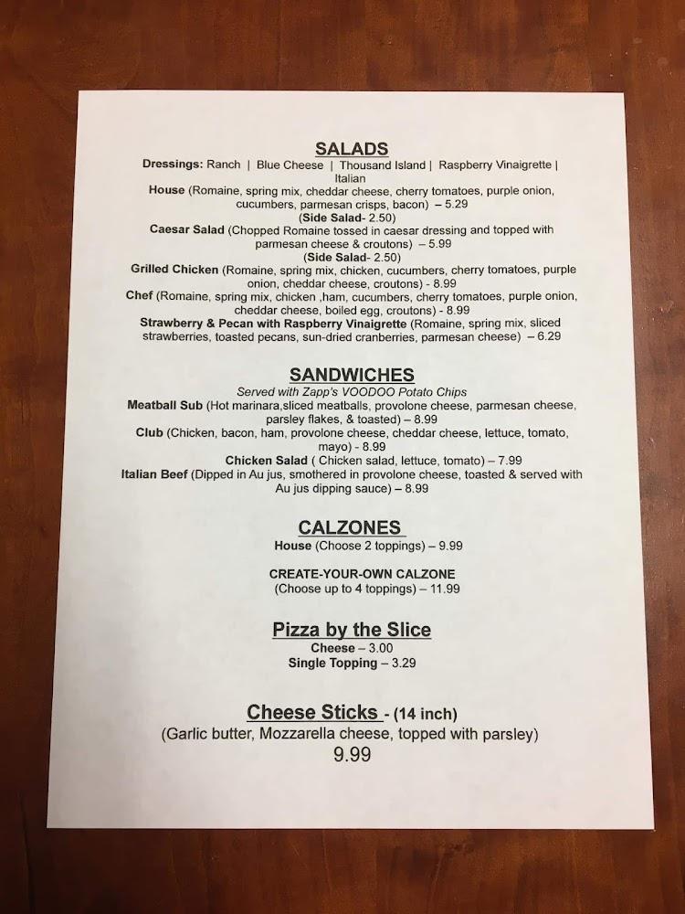 Smoke House Pizzeria Menu image 4